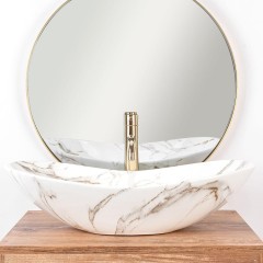 REA - Umyvadlo na desku Royal Lava 61x35 REA-U8597