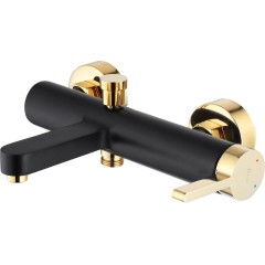 REA - Vanová baterie Polo černozlatá REA-B9979