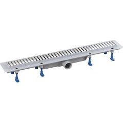 Bruckner - Podlahový žlab s nerezovým roštem, L-910, DN50 700.159.2