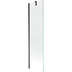 MEXEN - Next vanová zástěna FIX 50x150, transparent, černá 895-050-000-00-00-70