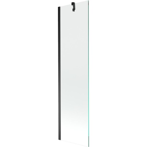 MEXEN - Next vanová zástěna FIX 50x150, transparent, černá 895-050-000-00-00-70