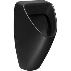 SAPHO - SCHWARN BLACK keramický urinál, zadní přívod, zadní odpad, černá mat 201.701.6