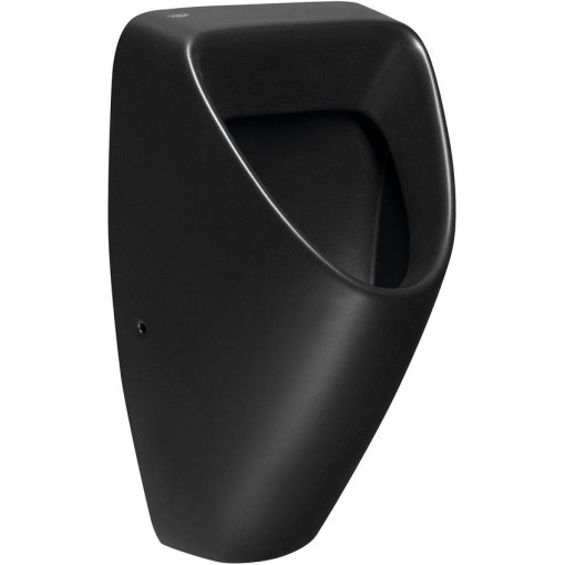 SAPHO - SCHWARN BLACK keramický urinál, zadní přívod, zadní odpad, černá mat 201.701.6