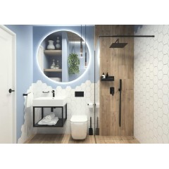 DEANTE - Hiacynt černá - Umyvadlová baterie BQH_N21M