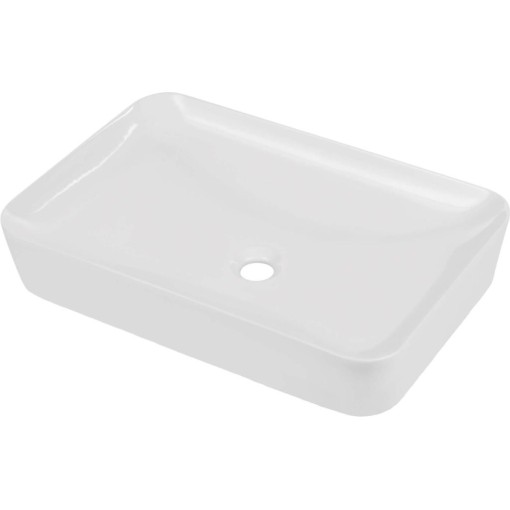 DEANTE - Tess bílá - Keramické umyvadlo na desku - 60x40 cm CDS_6U6S