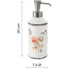 Gedy - CLOTHILDE dávkovač mýdla na postavení, keramika CI8002