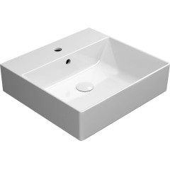 GSI - KUBE X keramické umyvadlo 50x47cm, bílá ExtraGlaze 9430111