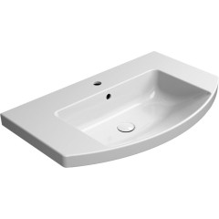 GSI - NORM keramické umyvadlo 80x50cm, oblé, bílá ExtraGlaze 8644111