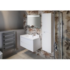 SAPHO - WAVE umyvadlová skříňka 79,7x45x47,8cm, bílá WA080-3030