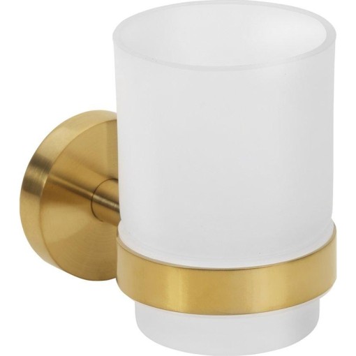 SAPHO - X-ROUND GOLD sklenka, mléčné sklo, zlato mat XR903GB