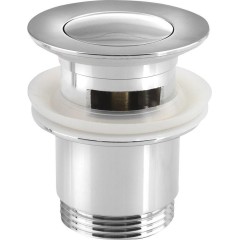 SAPHO - Umyvadlová výpust 5/4“, click-clack, malá zátka, 30-45, chrom CV1008