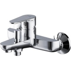 CERSANIT - Nástěnná vanová baterie LIBRA s přepínačem bez příslušenství, chrom S951-406