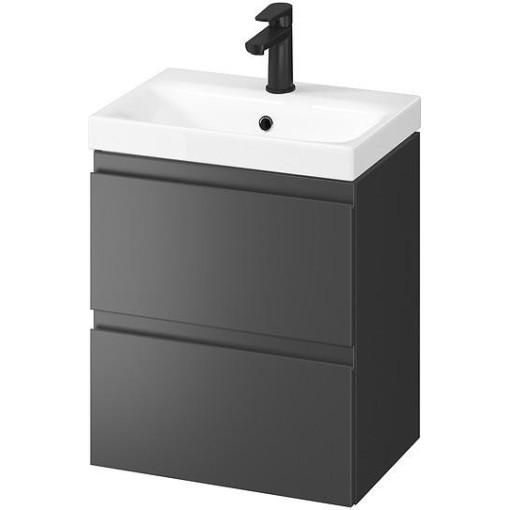 CERSANIT - SET B815 MODUO SLIM 50 ANTRACIT DSM (skříňka+umyvadlo) S801-470-DSM