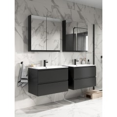 CERSANIT - SET B818 MODUO-IN 80 ANTRACIT DSM (skříňka+umyvadlo) S801-473-DSM
