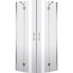 DEANTE - Abelia chrom Sprchový kout, čtvrtkruh, 80x80 cm - čtyřstranný KTA_052P