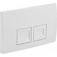 GEBERIT KOMBIFIXBasic vč. bílého tlačítka DELTA 50 + WC bez oplachového kruhu Edge + SEDÁTKO 110.100.00.1 50BI EG1
