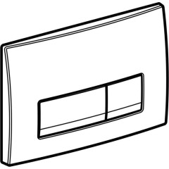 GEBERIT KOMBIFIXBasic vč. chromového tlačítka DELTA 51 + WC bez oplachového kruhu Edge + SEDÁTKO 110.100.00.1 51CR EG1