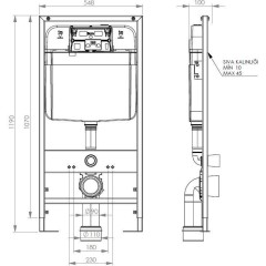 PRIM předstěnový instalační systém bez tlačítka + WC CERSANIT CLEANON MODUO + SEDÁTKO PRIM_20/0026 X MO1
