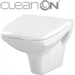 PRIM předstěnový instalační systém s černým tlačítkem  20/0044 + WC CERSANIT CLEANON CARINA  + SEDÁTKO PRIM_20/0026 44 CA1