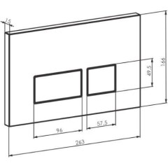 PRIM předstěnový instalační systém s černým tlačítkem  20/0044 + WC CERSANIT CLEANON CARINA + SEDÁTKO PRIM_20/0026 44 CA3