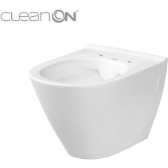 PRIM předstěnový instalační systém s chromovým tlačítkem  20/0041 + WC CERSANIT CLEANON CITY PRIM_20/0026 41 CI1