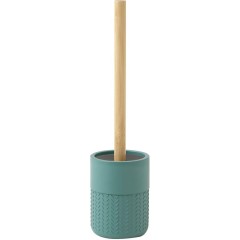 Gedy - THEA WC štětka na postavení, zelená/bambus TH3347