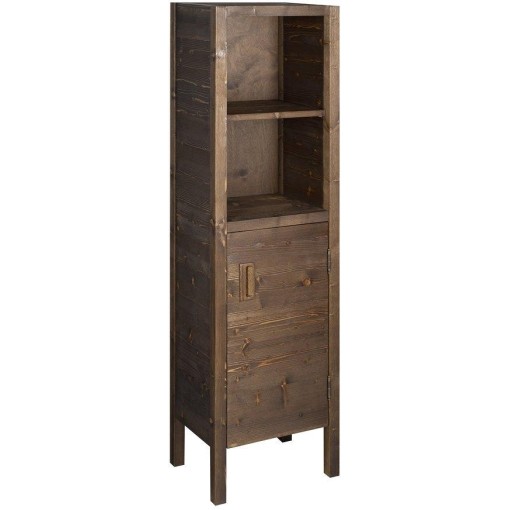 SAPHO - BRAND doplňková skříňka 40x140x30cm, pravá, mořený smrk BA043S