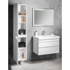 SAPHO - SITIA skříňka vysoká 35x172x32cm, 2x dvířka, levá/pravá, bílá mat SI230-3131