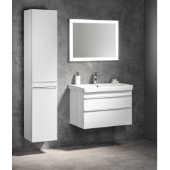 SAPHO - SITIA skříňka vysoká 46,7x172x32cm, 2x dvířka, levá/pravá, bílá mat SI450-3131