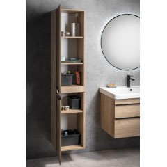 SAPHO - SITIA skříňka vysoká 46,7x172x32cm, 2x dvířka, levá/pravá, dub alabama SI450-2222