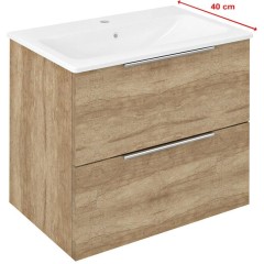 SAPHO - CIRASA umyvadlová skříňka 58x54x39cm, dub alabama CR592-2222