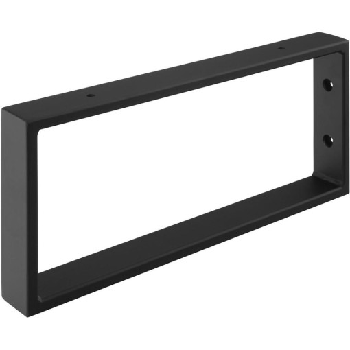 SAPHO - Podpěrná konzole 350x150x40, lakovaná ocel, černá mat, 1 ks 30365