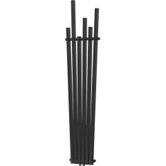MEXEN - Omaha otopný žebřík/radiátor 1800 x 420 mm, 655 W, černý W208-1800-420-00-70