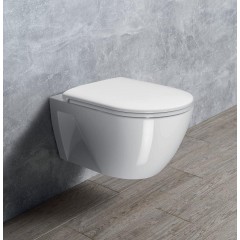 GSI - PURA ECO závěsná WC mísa, Swirlflush, 36x55cm, bílá ExtraGlaze 880711