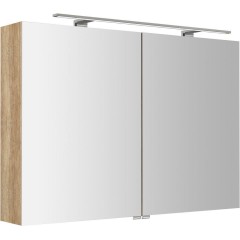 SAPHO - RIWA galerka s LED osvětlením, 101x70x17cm, dub alabama RIW100-0022