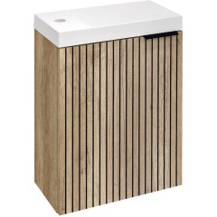 SAPHO - LATUS X STRIP umyvadlová skříňka 39,4x50x22cm, dub alabama LT110-2322