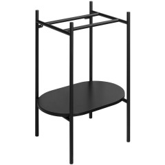 SAPHO - PUNO podstavec pod umyvadlo 550x795x396, černá SKA590-2