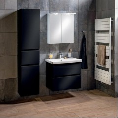 AQUALINE - ALTAIR umyvadlová skříňka 77,5x60x45cm, černá mat AI680