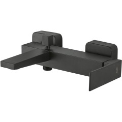 SAPHO - SPECTRE nástěnná vanová baterie, černá mat 1102-70B