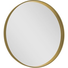 SAPHO - NOTION kulaté zrcadlo v rámu ø 60cm, zlato mat NT600G