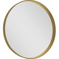 SAPHO - NOTION kulaté zrcadlo v rámu ø 80cm, zlato mat NT800G