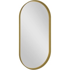 SAPHO - AVONA oválné zrcadlo v rámu 50x100cm, zlato mat AV500G
