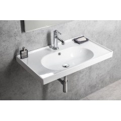 SAPHO - BRAND keramické umyvadlo 80x45cm, bílá TU0422