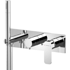 SAPHO - SPY podomítková sprchová/vanová baterie s ruční sprchou, 3 výstupy, chrom PY53