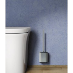 Gedy - BIAGIO WC silikonová štětka závěsná/na postavení, nerez mat 683338