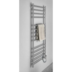 SAPHO - REDONDO elektrický sušák ručníků, kulatý, 600x1500 130 W, nerez lesk ER250V