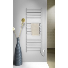 SAPHO - REDONDO elektrický sušák ručníků, kulatý, 600x1500 130 W, nerez lesk ER250V