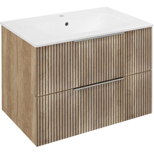 SAPHO - CIRASA STRIP umyvadlová skříňka 69,8x52x46cm, dub Alabama CR701-2322