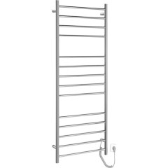 SAPHO - REDONDO elektrický sušák ručníků, kulatý, 600x1500 130 W, nerez lesk ER250V