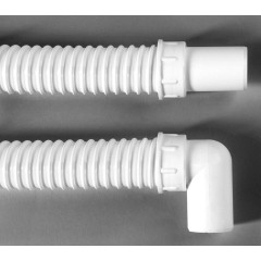 POLYSAN - Odpadní flexi-zkracovatelné dopojení, L-100 cm, koleno 40/40  71725